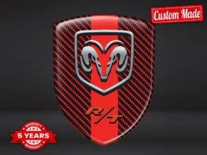 Dodge Silikonembleme Auto Sportlich Hochwertig Pro